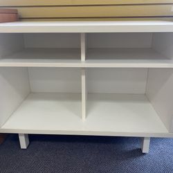 Small White Laminate Bookcase 