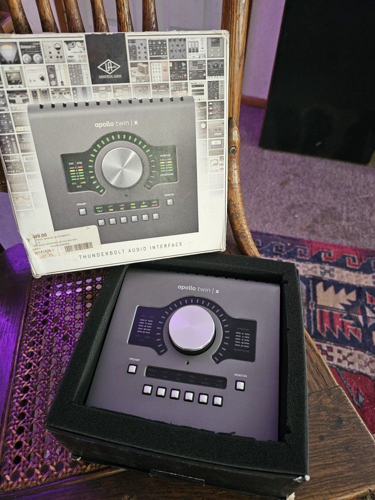 Real time analog recording Thunderbolt audio interface