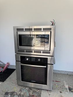 bosch 500 series microwave and stove