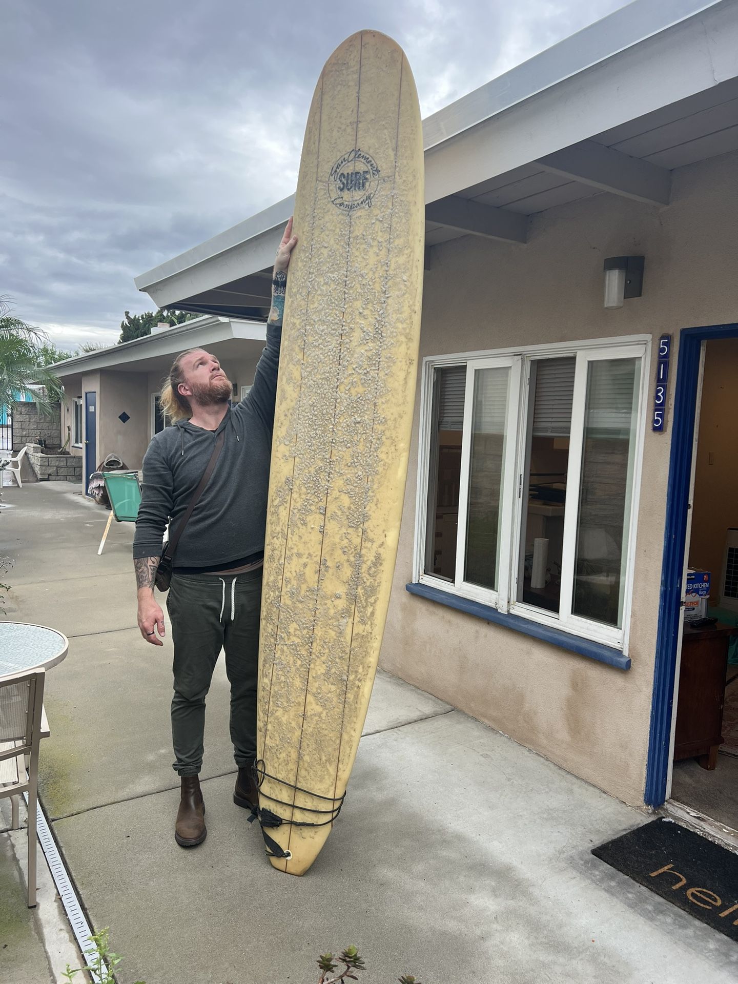 Surf board with Cover And “shelf”