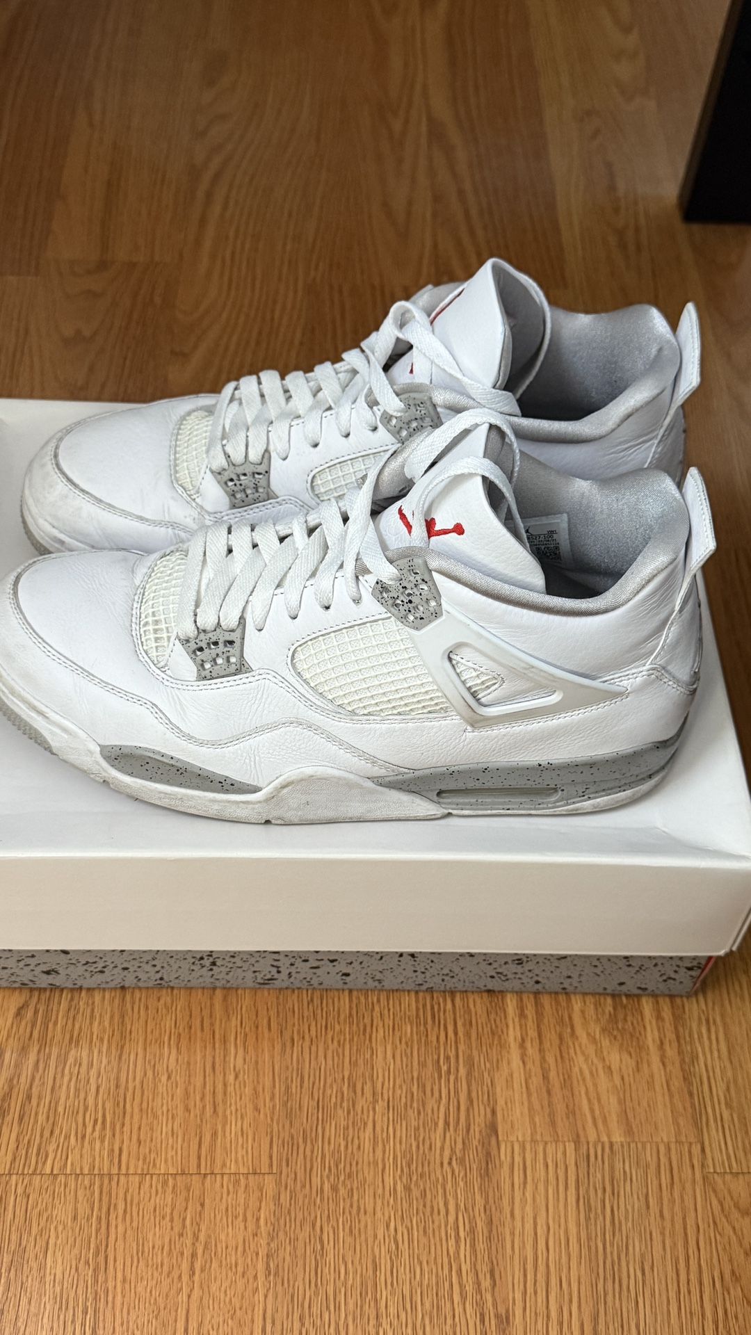Jordan 4 White Oreo Size 12