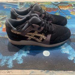 ASICS Gel III Indian Ink / White Unisex Sneakers 