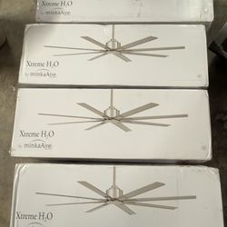 7 NEW Minka Aire Xtreme H2O 65” Ceiling Fans