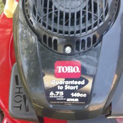 TORO RECYCLER SELFPROPELLED 149  CC  POWERED BY KOHLER 