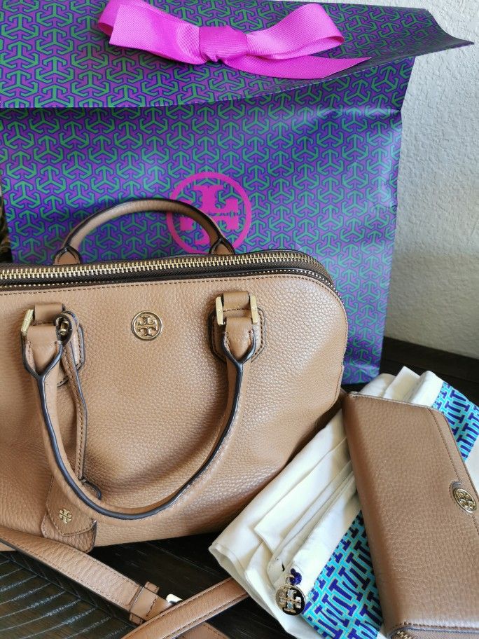 Tory burch robinson online triple zip satchel