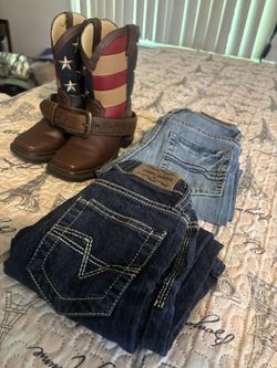 Boots, Pants And A Belt