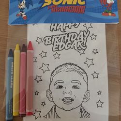 Personalized Sticker Coloring Pages