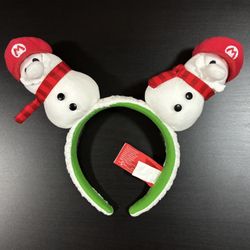 Universal Studios Hollywood Super Nintendo World - Snowman Mario Headband Ears
