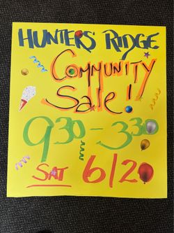Community Sale in Sherwood 6/20