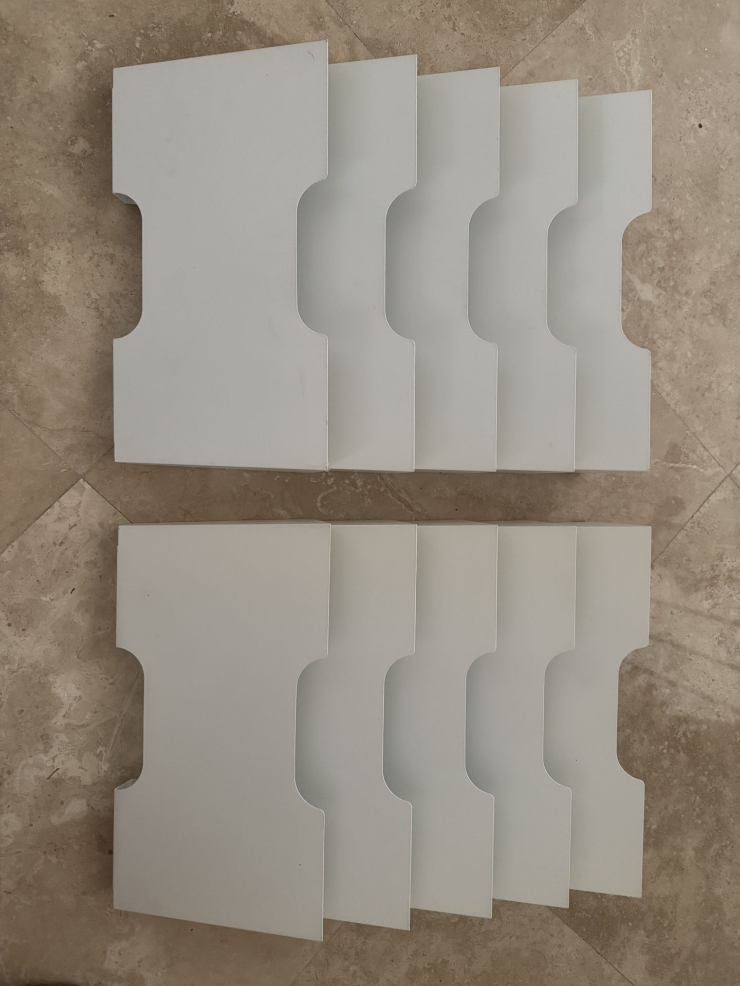 Wall-Mounted Filing Paper Shelves – Hanging Organizer (2)