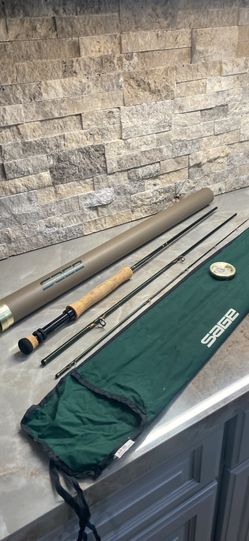 SAGE XP 1090-4 GRAPHITE IIIe FOUR SECTION 9' #10 Weight FLY ROD with TUBE & SOCK!!!