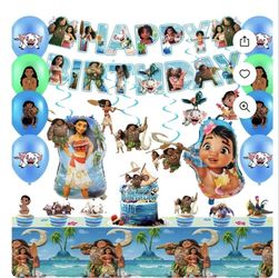 Moana Birthday Decorations 