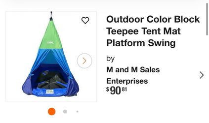 Swinging tent