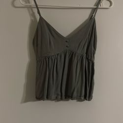 Green Flowy Summer Top