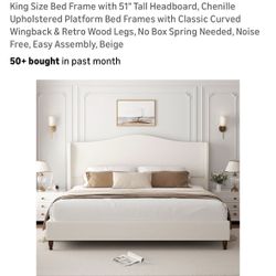 King Size Headboard and Frame