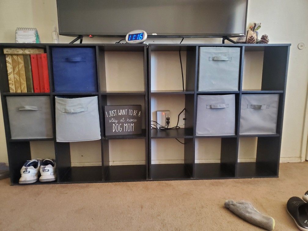 Two 9 Cube With Bins