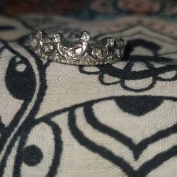 Sterling Silver Crown Ring
