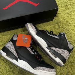 VNDS Jordan 3 Retro OG Black Cement Size 10.5 (2024) OG BOX