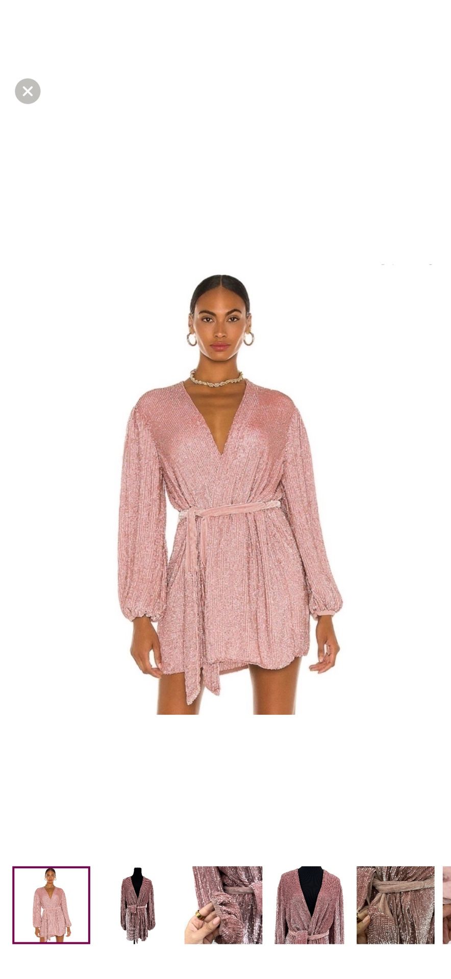 Bronx and Banco X revolve dusty rose dress