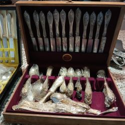 Vintage Silverware Chest NAKEN  TARNISH PROOF