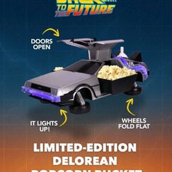 Limited Edition Back To The Future Delorean Popcorn Bucket