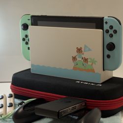 Nintendo Switch Animal Crossing Edition Bundle (Game Included)