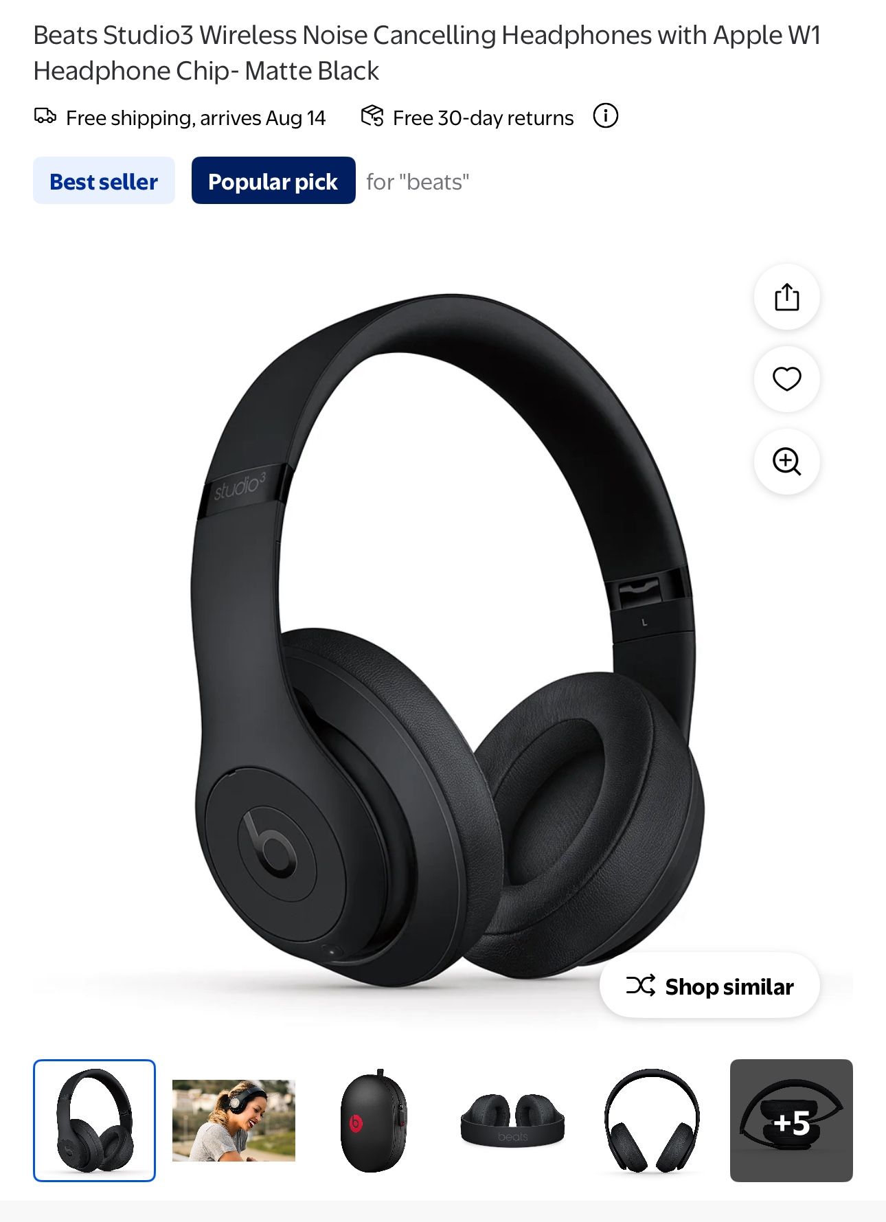 Beats Studio 3 Noise Cancellation