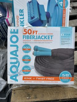 Fiber, jacket, water hose