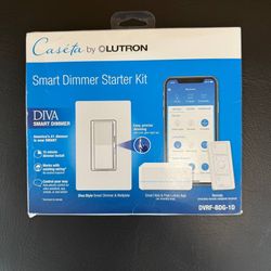 Lutron Caséta Wireless Smart Dimmer Starter Kit  DVRF-BDG-1D Diva
