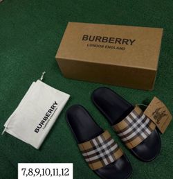 Burberry slides