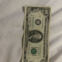 1977 $100 bill