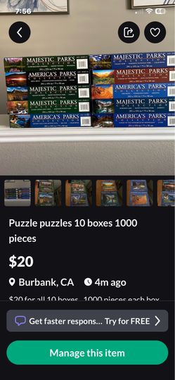 Puzzle puzzles 24 boxes 1000 pieces
