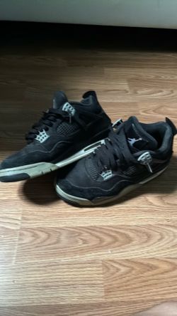 Jordan 4 black canvas