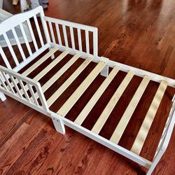 Free Toddler Bed, Wood Frame/slats, Lightweight