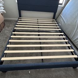 Fairly New Bed Frame and Mattress 