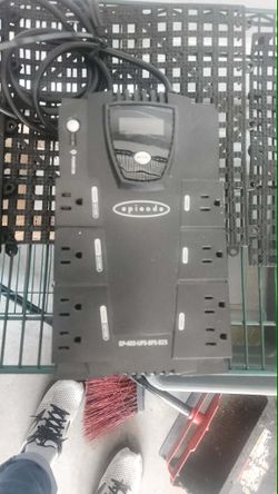 Episode surge protector and battery back up