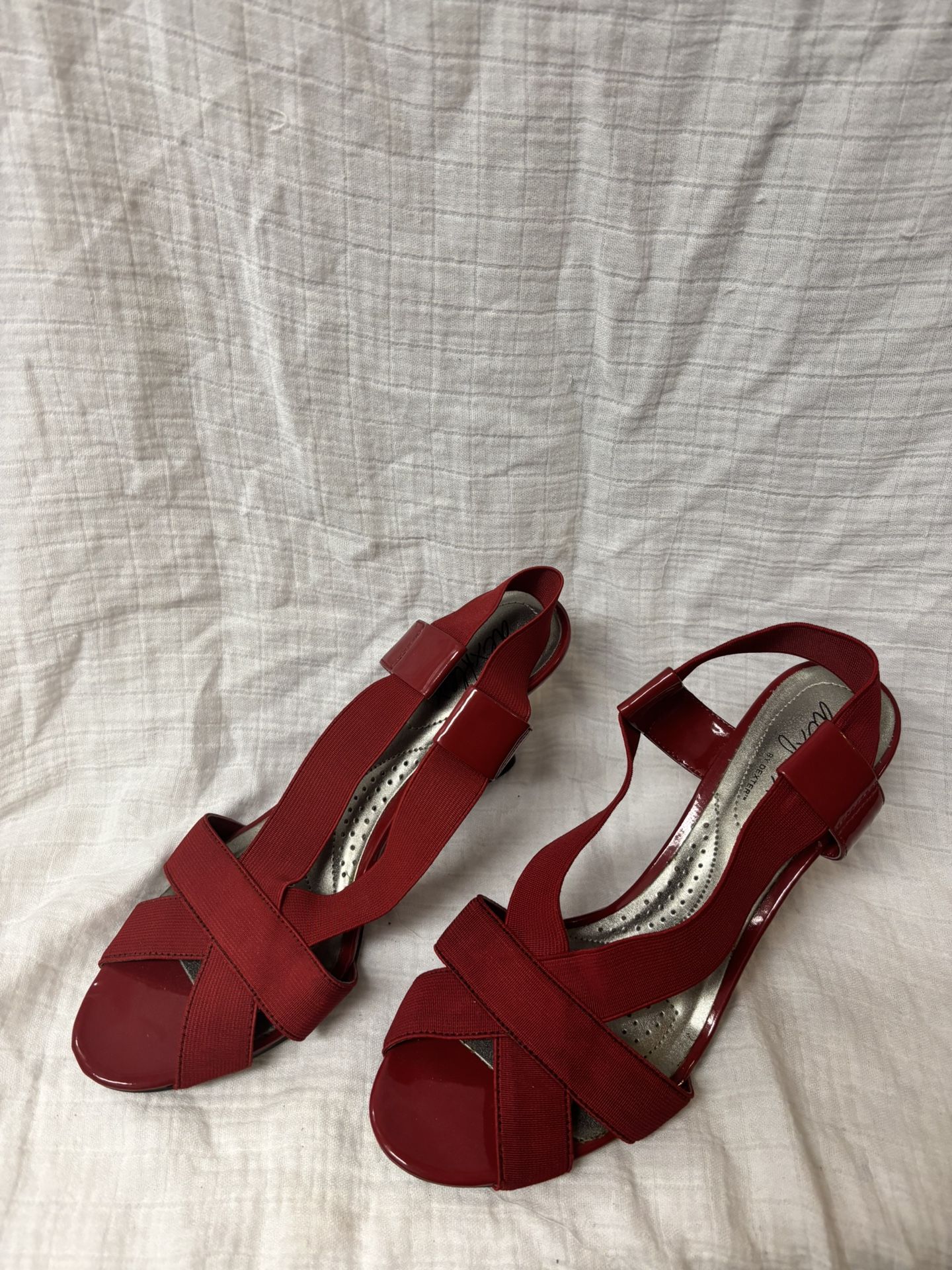 Red Wedge Heels