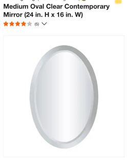 Oval Mirror 