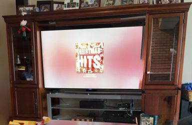 Wood Modular Entertainment Center