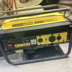 Champion 3500 Generator 