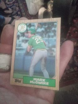 Mark McGwire Rookie Card
