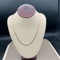 GUCCI NECKLACE 14KT TRI COLOR 9.2 GRAMS 22”
