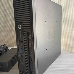 HP EliteDesk Quad i3 3.4ghz 16GB Ram 128GB SSD Mini Windows Desktop PC