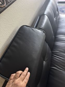 I Have A Black Leather Loveseat And Bed