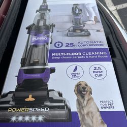 Eureka Power Speed cord, Rewind, Turbo, Lightweight, Vacuum Cleaner