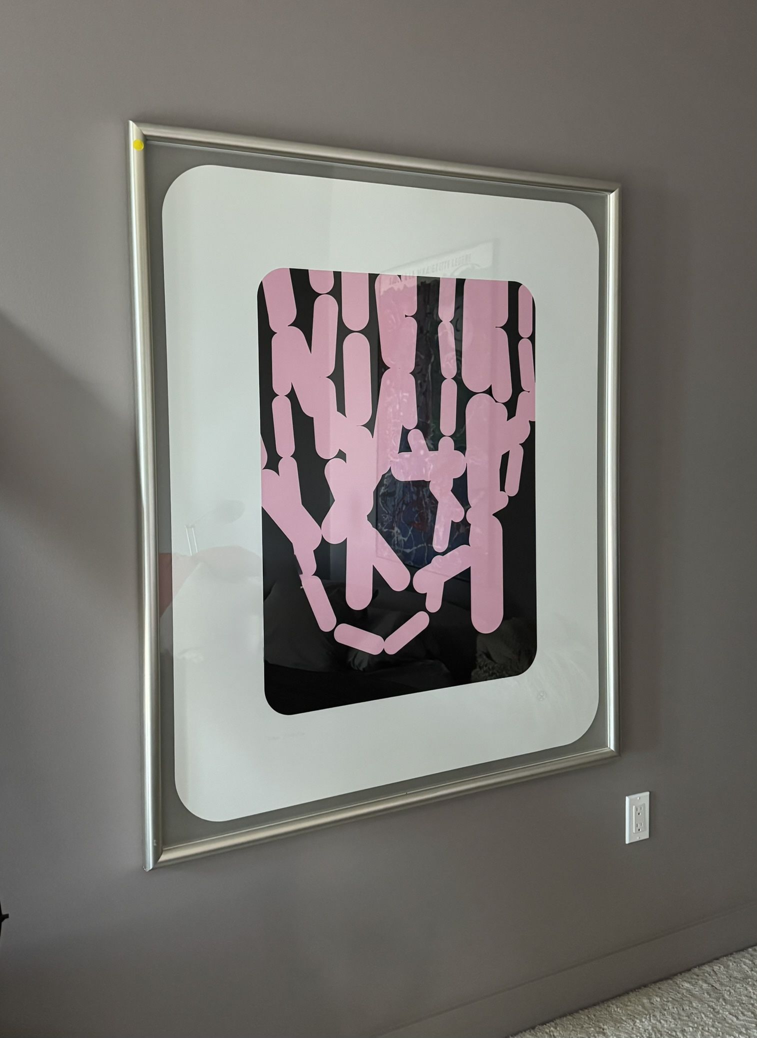 Large custom framed limited edition print  by JR