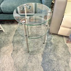 Glass Accent Table 