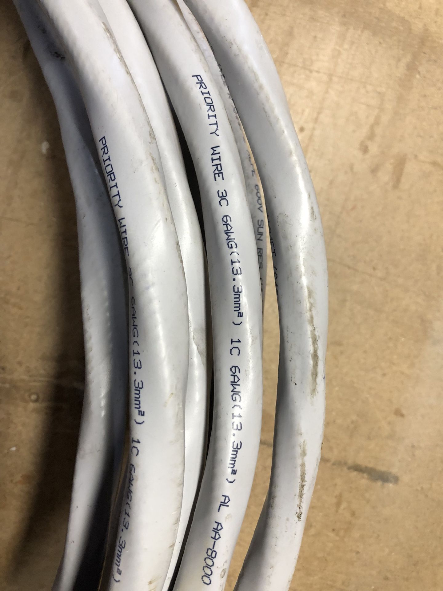 Wire 600W Style R 6AWG AL Tape SE