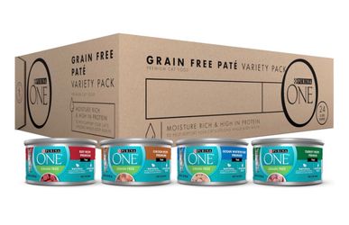 Purina ONE Grain Free Paté Variety Pack 24 Cans Exp 5/28