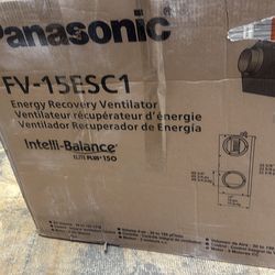 Panasonic Intelli-Balance Elite Plus+ ERV, 30-150 CFM, Hardwired/Plug-In, Any Climate, FV-15ESC1